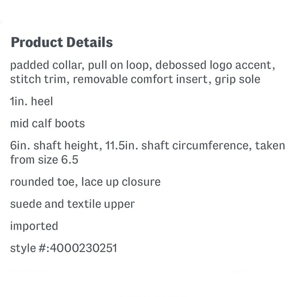 Timberland Dark Burgundy Skyla Bay 6in Suede Boots Women’s Size 6 Medium NEW - Picture 8 of 8